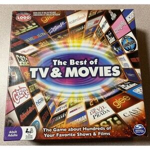 The Best of TV & Movies Trivia Board Game - NEW FACTORY SEALED 2014 Complete
